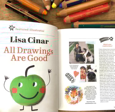 Here are a few of the pages from my feature