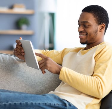 black male reading about developmental trauma in Michigan