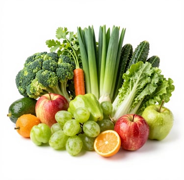 poached egg with vegetables and tomatoes on blue plate