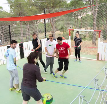 Aventura Futbolín humano