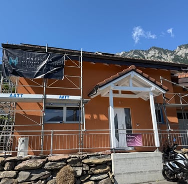 avant le début des travaux de rénovation de façade