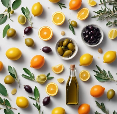A vibrant display of homemade limoncello and arancello in elegant glass bottles.
