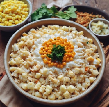 Chef plating an elegant dish with exotic African ingredients in a professional kitchen.