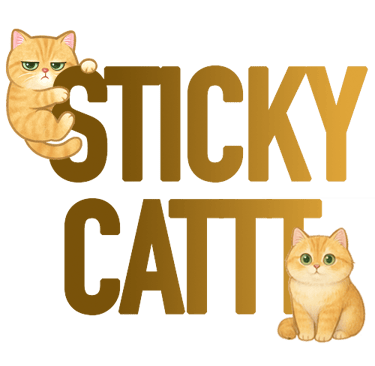 Sticky Cattt Square Logo