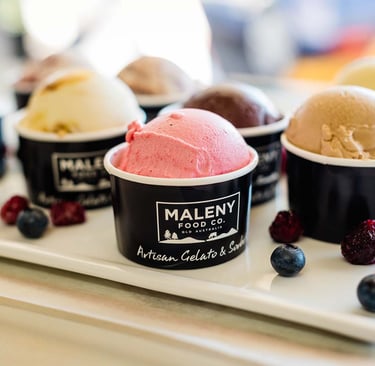 Gelato is the name for Italian style ice cream, which tastes far richer and creamier