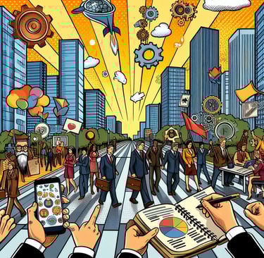 a man is holding a book and a book with a bookmark