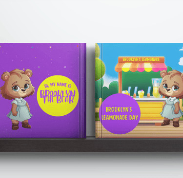 shelf with children's books