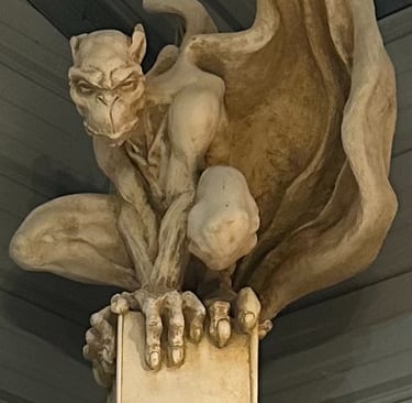 Sentinel Gargoyle Standing Guard