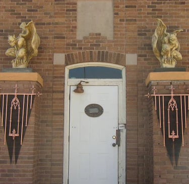 Customer image of two Sentinel Gargoyles