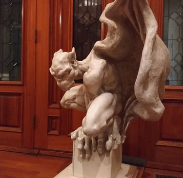 Large 43" Sentinel Gargoyle