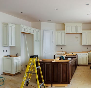 Vision Flooring and Kitchen Remodeling. New Kitchen Cabinets Installation. Kitchen Restoration, Renewal.