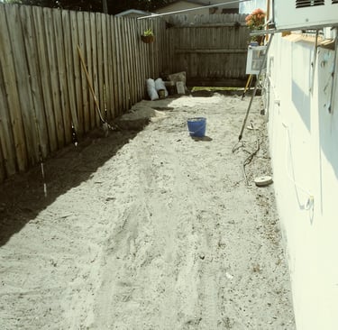 Japanese Garden Raking Sand