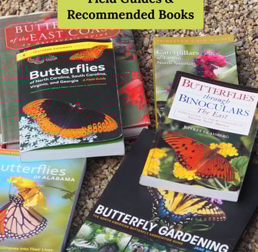 Butterfly books/mostly field guides