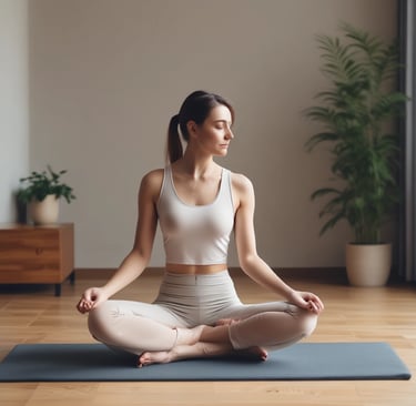 woman in brown tank top standing on green grass field during sunset
