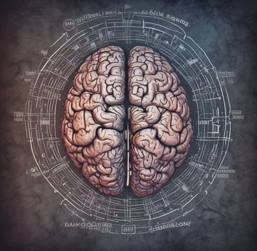 a close up of a plastic model of a human brain
