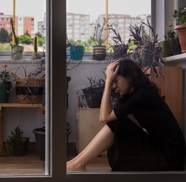Articles and Blogs Lonely woman