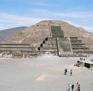 a pyramid shaped building 