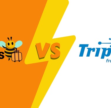 btravelrs logo and tripit logo