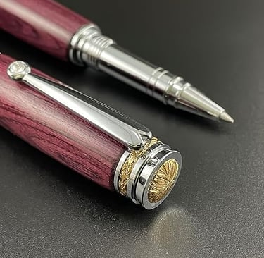 tete et capuchon d'un stylo
