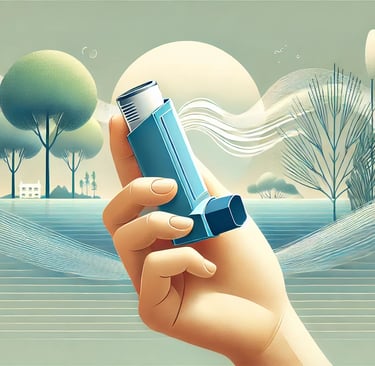 An inhaler for breath freely