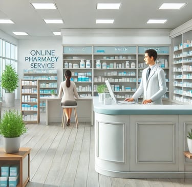 The online service providing at pharmacy.