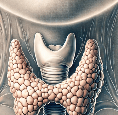 The anatomy of the human body of thyroid gland