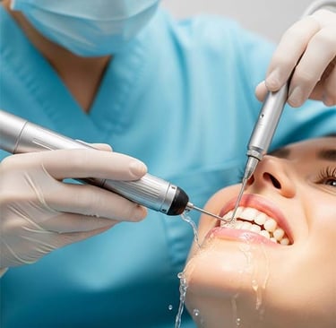 Professional ultrasonic descaling and complementary care hygiene-precision.com