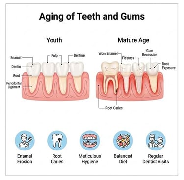 Dental Health Comparison: Youth vs. Mature Age