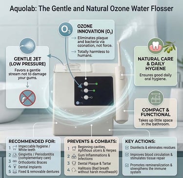 The benefits of the Aquolab water flosser