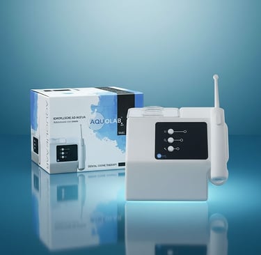 Jet dentaire à l'ozone Aquolab hygiene-precision.com