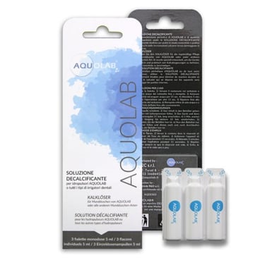 Water flosser descaling solutions