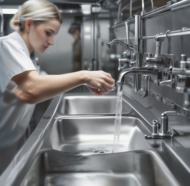 A laboratory setup featuring various networking and testing equipment on a table. A computer monitor displaying test results with a 'Pass' message is prominently positioned. Multiple cables in orange and blue are connected to devices labeled 'Optical Phase Modulation Meter' and 'Test Station'. The environment appears clean and organized, suggesting a professional or industrial setting.
