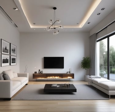 A smartphone with a colorful home screen lies on a flat surface near the edge of a laptop. The phone's screen displays various app icons organized in a grid pattern. The laptop is partially open, showing the keyboard and part of the screen. Soft lighting reflects off the surfaces, creating a calming ambiance.