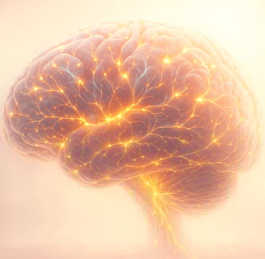 Gehirn zeigt Neuronenfeuer für neue Verknüpfungen Hypnose