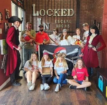 pirates group locked in escape rooms middleburg florida