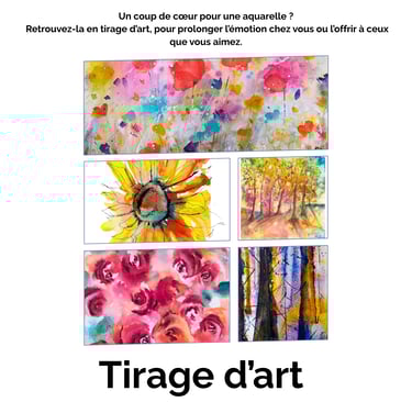 a poster with a picture of a painting of flowers