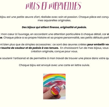 bijoux aquarelle cadeau beauté