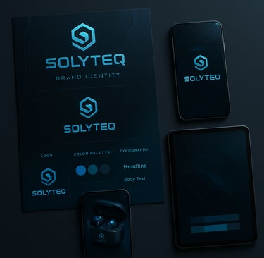 a tabletop with a phone and a tablet