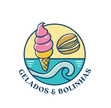 a ice cream cone with a wave coming out of it
