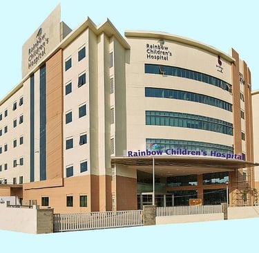 rainbow children's hospital en Inde