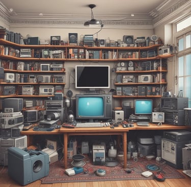 Bright living room with modern inventory