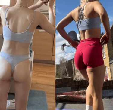 Body transformation before and after