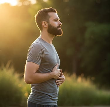 a man with a beard and a beard