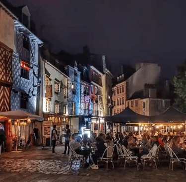 rennes la nuit