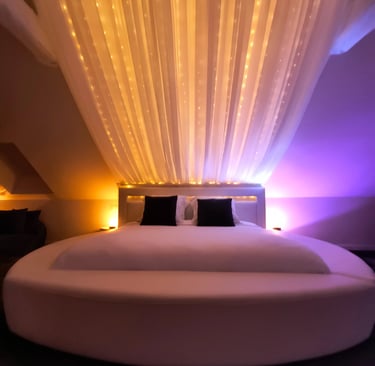 chambre romantique de la love rom dans le morbihan