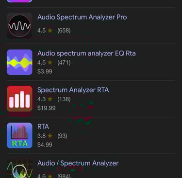 a number of different apps on a phone