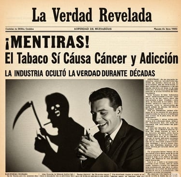 Te ocultaron el daño, el gran engaño de la industria del tabaco