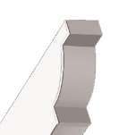 Corbel end cap style for Alumawood patio covers.