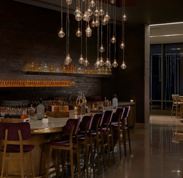 Luxury bar in Delhi