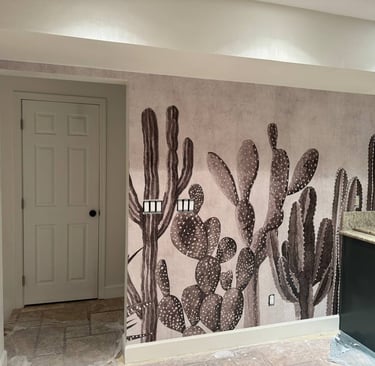Wallcovering installation, wallpaper installation